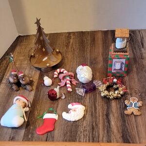 Assorted Holiday Christmas Decorations